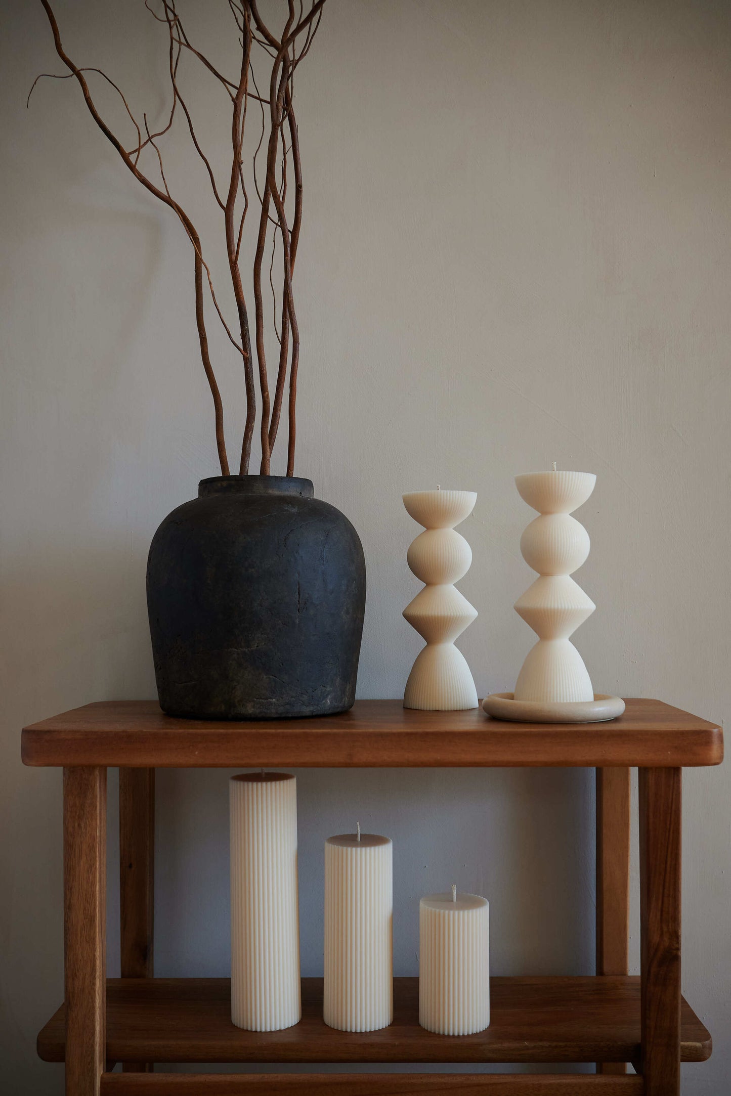 Pillar candle 3size SET