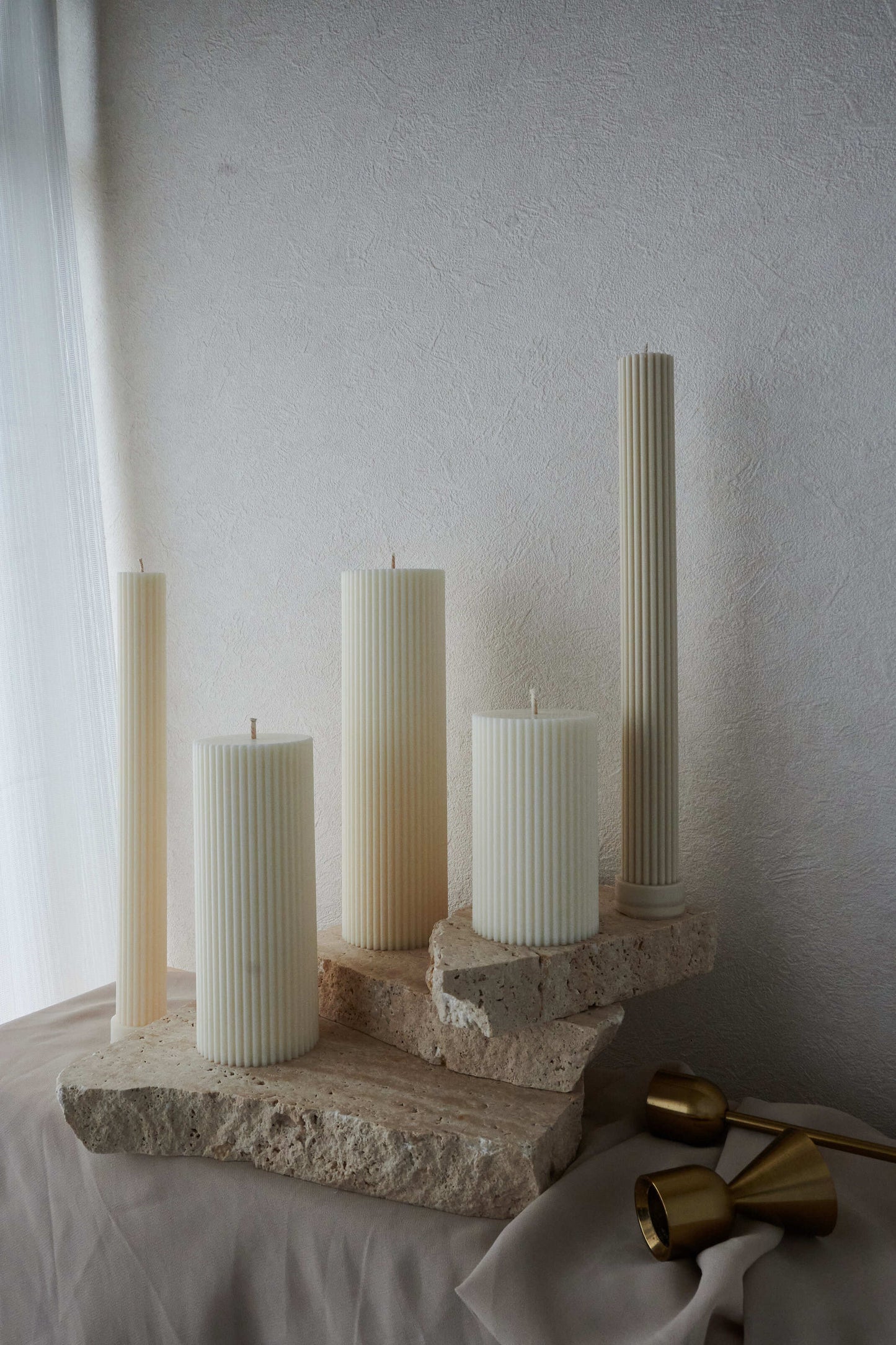Pillar candle 3size SET