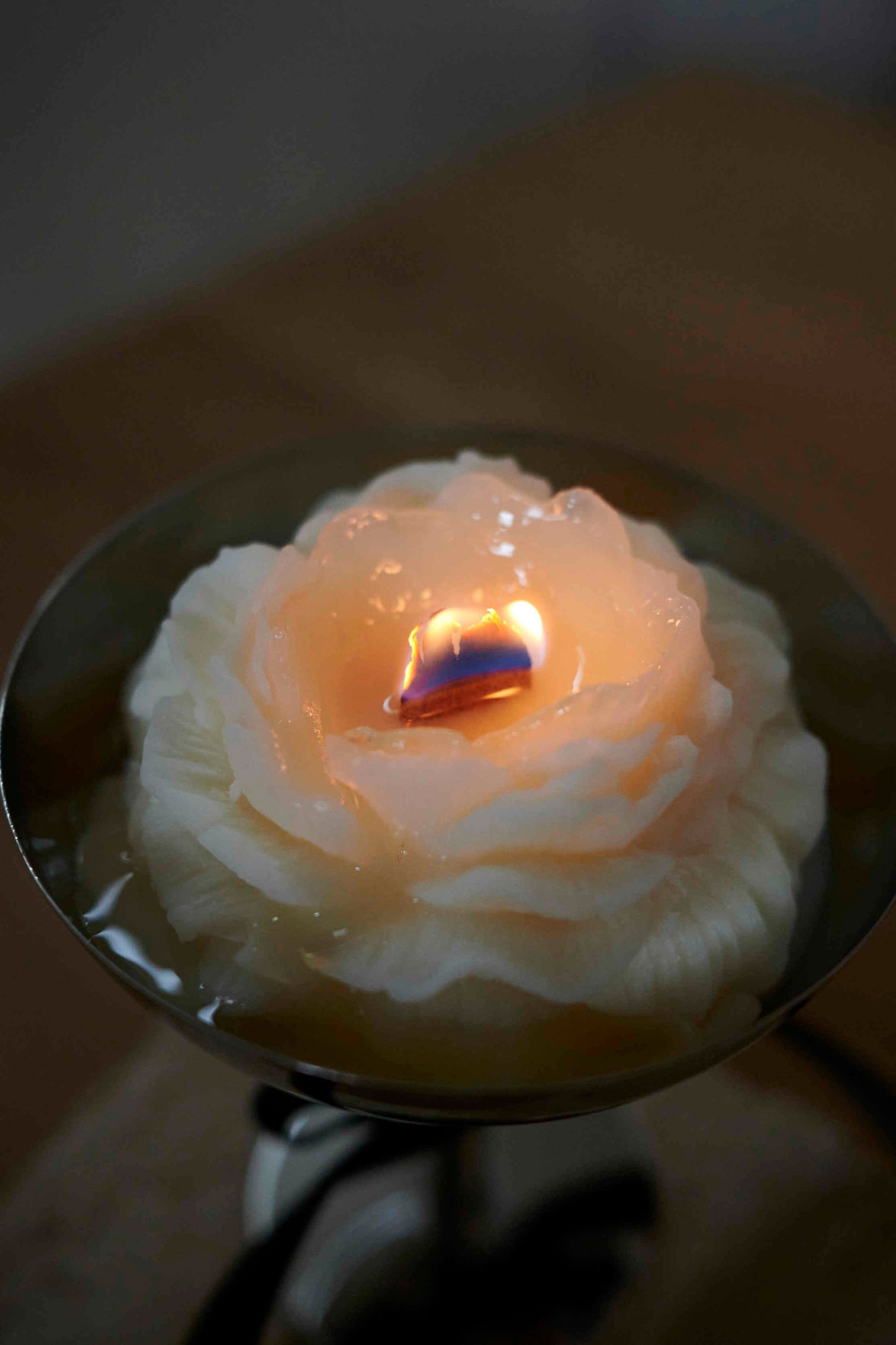 Stainless steel candle