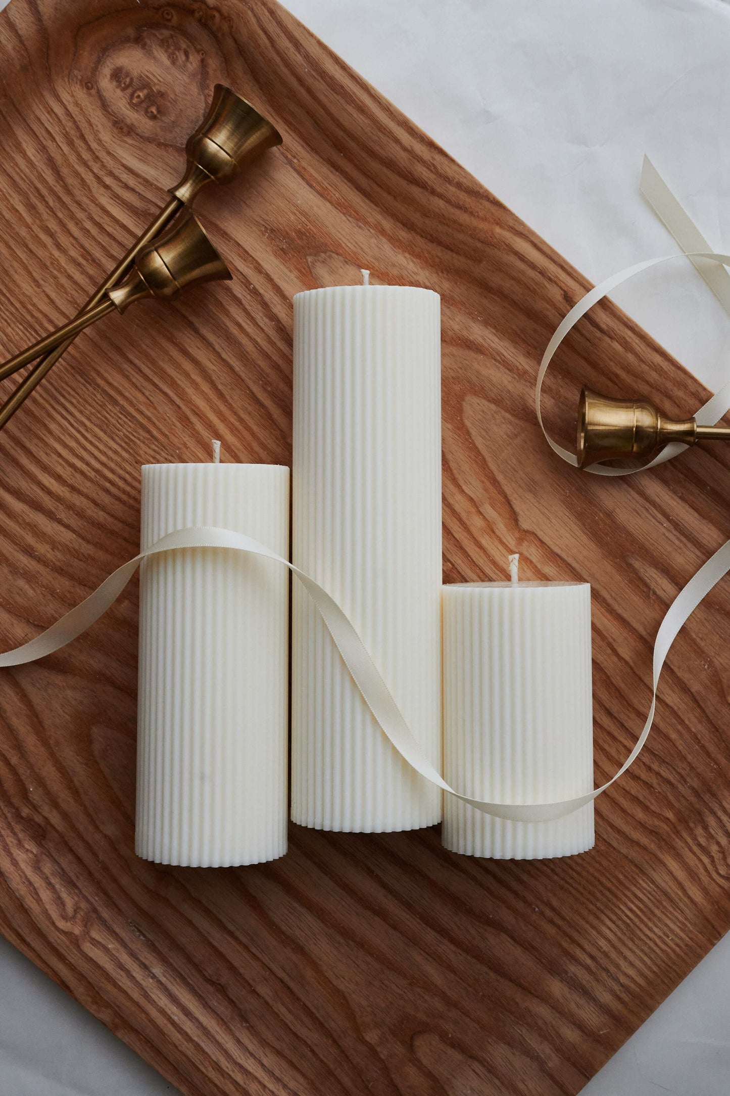 Pillar candle 3size SET