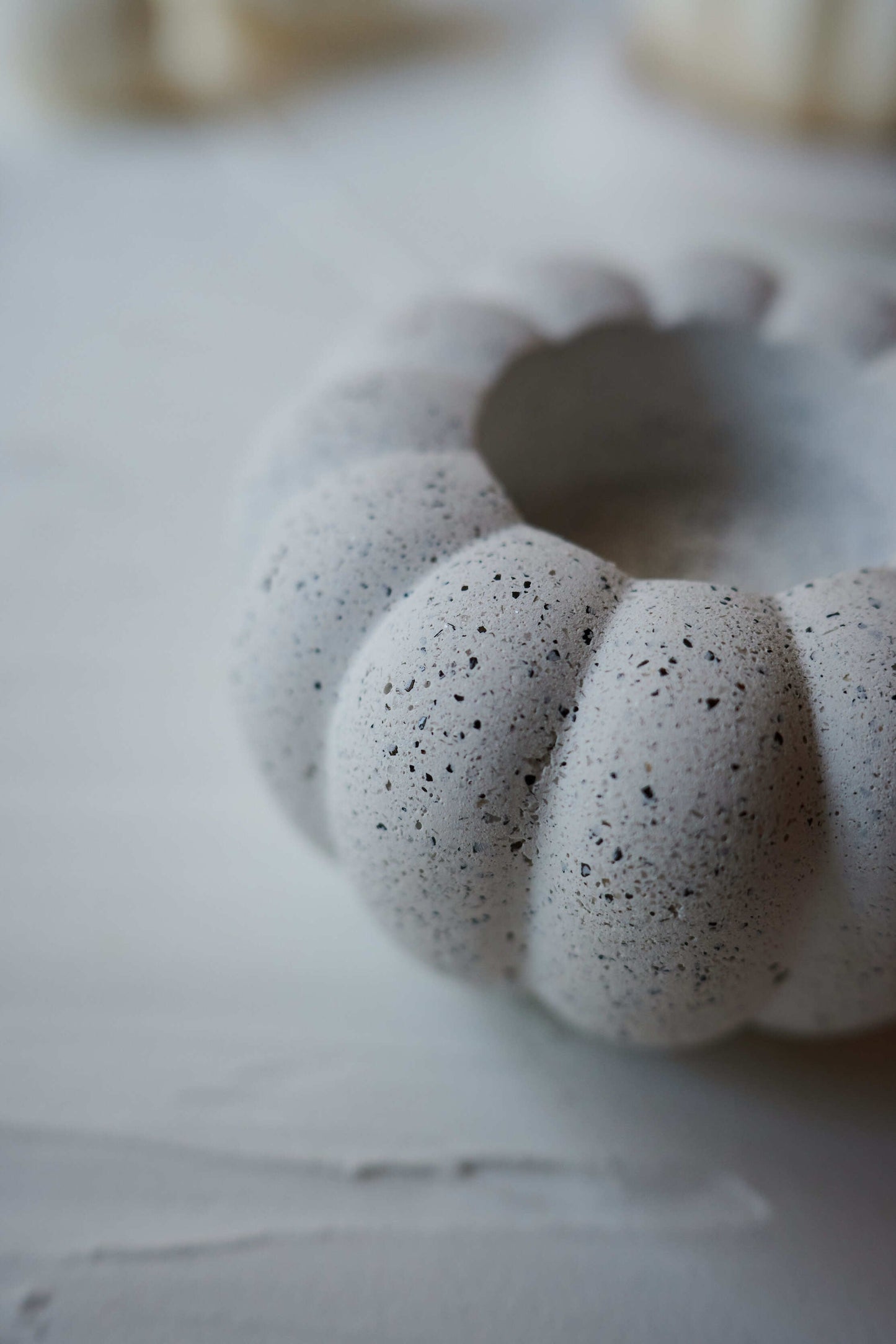 Granite pumpkin holder