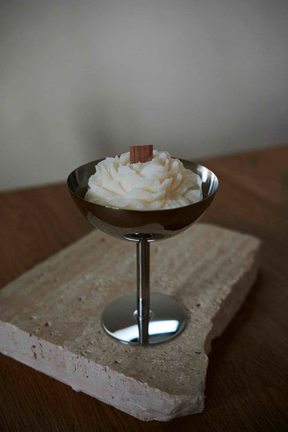 Stainless steel candle