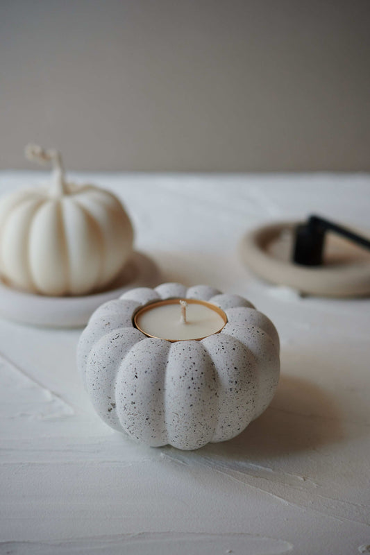 Granite pumpkin holder