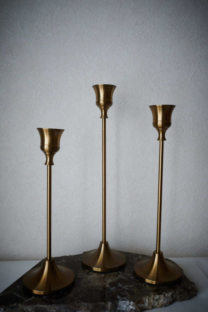 Candle stand Antique-gold