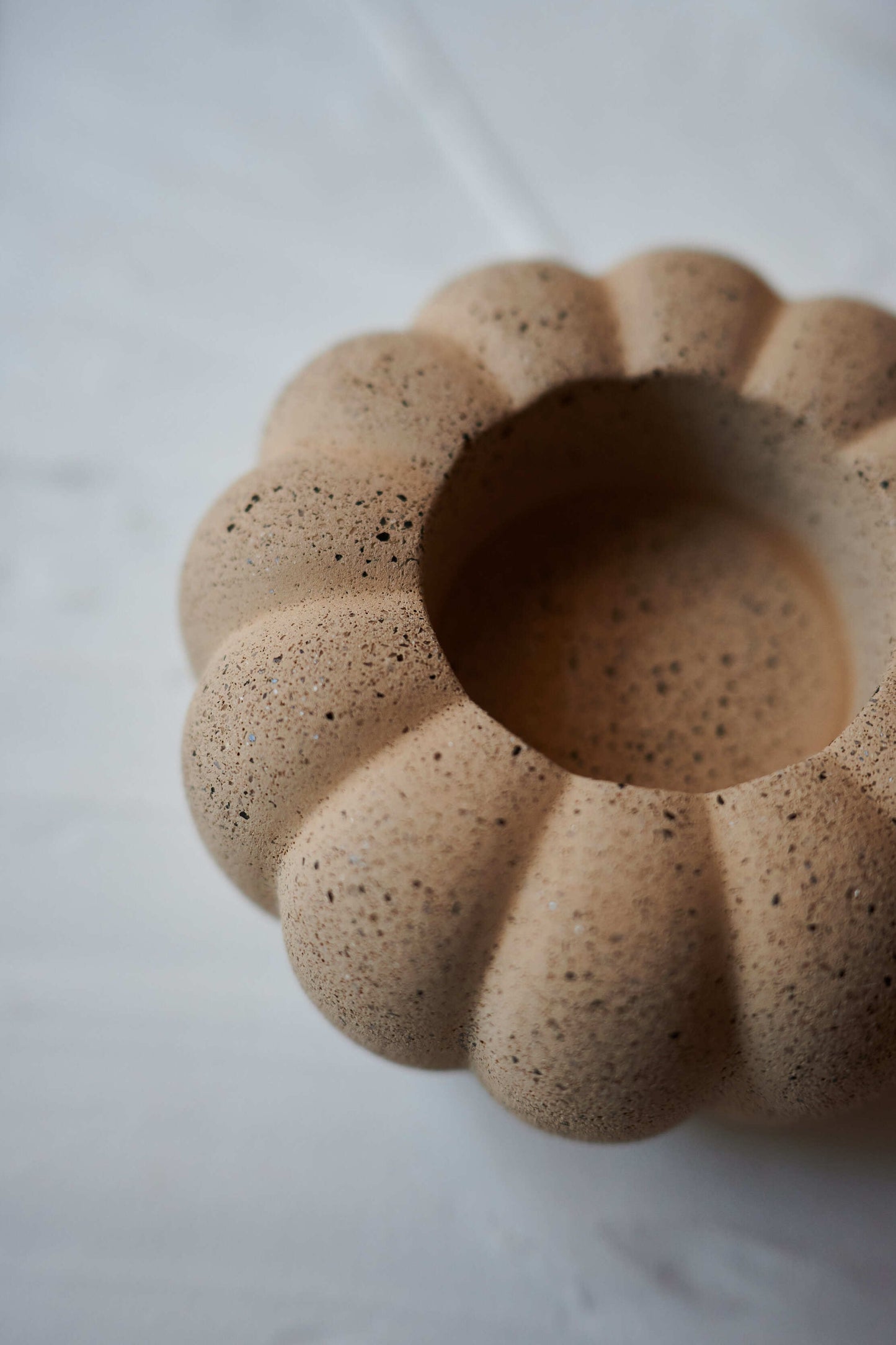 Pumpkin candle holder